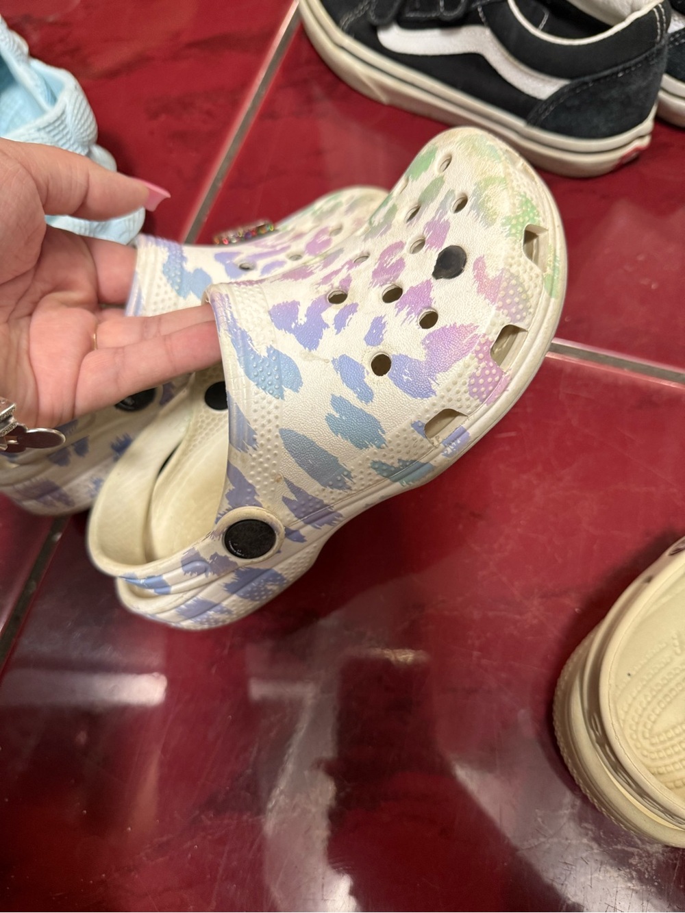 Kids Slip-On Clog in Pastel Multi-Color